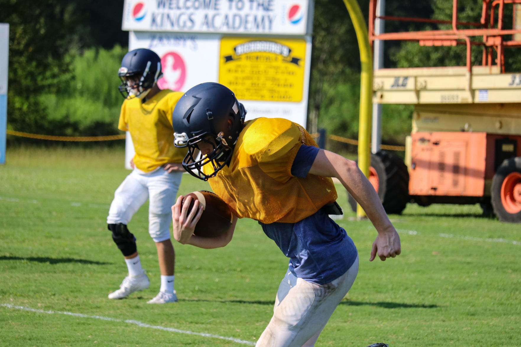 The King's Academy Football Practice